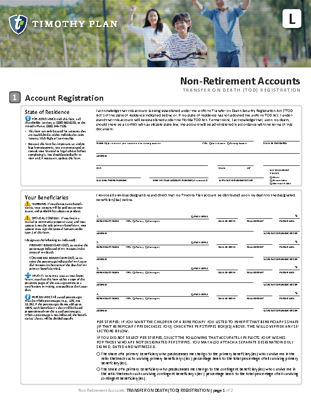Transfer on Death Registration